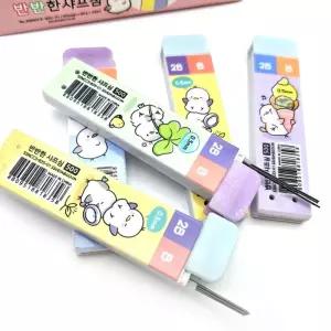 이리눕개 샤프심 완구 1타 40개입캐릭터 사무용품 필기류 학생 용샤프 전문가