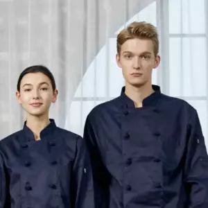 네이비 S 긴팔 조리복 호텔 쉐프웨어 쉐프 주제빵기능사 리사시험 클로젯 제과제위생 위생 주방 요리사생