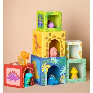 영유아 소근육 균형감각 말랑한 공룡 탑쌓기 유아원 협동심 체육교재