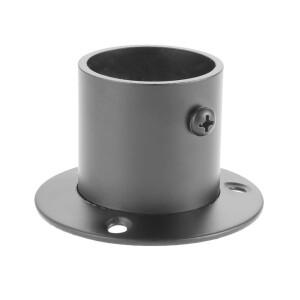 2Pcs 19-32mm 튜브 지원 옷장 바 스탠드 교수형 레일 막대 폴 소켓 끝 장식 플랜지 홀더 하드웨어