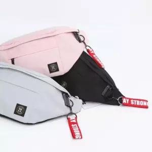 딕피스트 FA821 웨이스트백크로스허리가방 디자인색 보조 허리쌕 운동백 크로스백 허리 웨이스트백