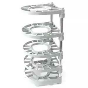 (대원)후라이팬정리대5단-프라 2165이수납대 이보관대 이선반 진열대 정리대 팬대 보관대 이팬