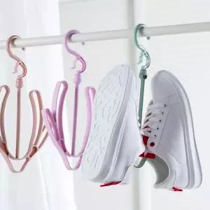 [에이치플러스몰]bns 회전 신발건조 옷걸이 운동화 건조대