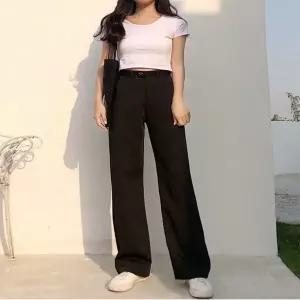 일자핏 바지 슬랙스 정장 여성팬츠 여름 캐주얼