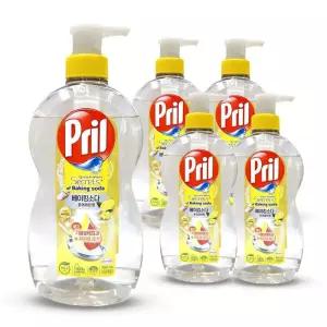 대용량주방세제 헨켈 프릴 베이킹소다 퓨어레몬향 주방세제 700ml 5개
