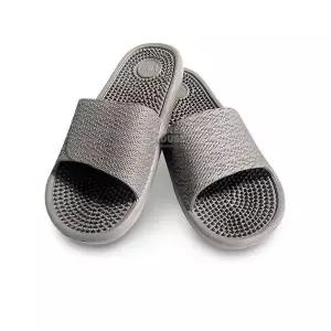 bns EVA 쿠션왕 지압 거실화 슬리퍼 브라운