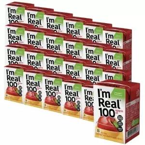 풀무원 아임리얼100 사과 140ml 24팩