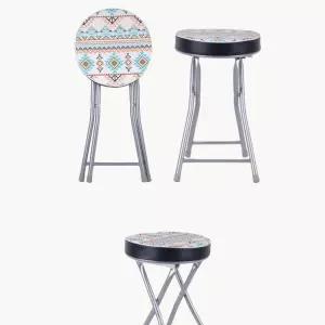 원형 접이식 간이 의자 폴딩 가벼운 철재 강당 행사접는 카페 철제 보조 등받이