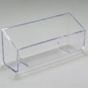 벽면 부착형 식당 입구 카운터 명함 꽂이 거치대 10P 박스 메모 홀더 케이스