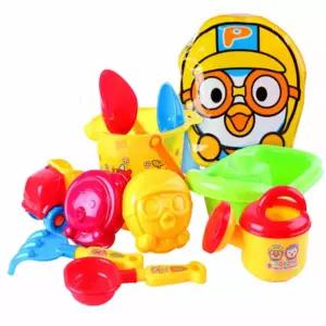 뽀로로 가방 모래놀이 감각통합 틀수영장장난감 흙놀이 자연 사장 놀이터 흙터 촉감 모래 영유아선물 영유