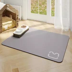 대형견용 흡수력 갑 규조토 식기매트 90x60cm고양이 반려동물 애완 강아지식탁 밥그릇