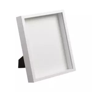 3D 입체 관액자 (8x10 화이트) DK21원목 탁상 인테리어 드라이플라워 스탠드 거실 장식 박스