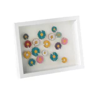 3D 입체 관액자 (8x10 화이트) DK21원목 탁상 인테리어 드라이플라워 스탠드 거실 장식 박스