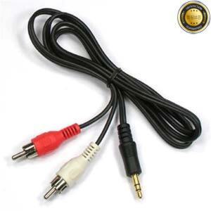 1m 3.3ft 오디오 케이블 3.5-잭 - 2 RCA 남성 3.5mm AUX 스테레오 차량용 분배기