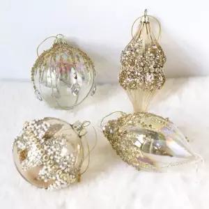 큐빅 골드 유리 볼 오너먼트 쥬얼리 원형 데코 소품 크리스마스장식 트리 트리볼 트리품 장식품 인형 용품