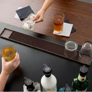 칵테일 기본형 바 매트 1개(색상 택1)컵건조 간이 플라스틱 용품