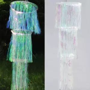 3단샹들리에수술파티장식 홀로그램 생일용품 연출 모형품 반짝이