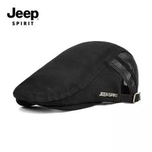JEEP  여름 메쉬 베레모 모자 남자 베이직 차단모자 +선물 한 부  