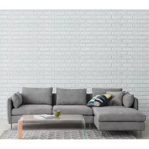 냉기차단 벽돌 폼블럭 뚜꺼운 보온벽지9.5m 안방 단열 포인트 거실벽면 간편시공