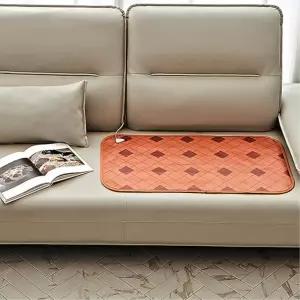 비타리토 다이아몬드 엠보 2인 전기방석 85x46cm겨울난방 온열 2용 매트 쇼파 소파