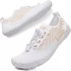 ITLXJR 남녀용 워터 슈즈 맨발 아쿠아 양말 와이드 핏 비치 수영장 신발 미끄럼 방지 야외 워킹 하이킹