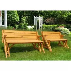 나무벤치 접이식 벤치 테이블 트랜스포머 통합 확장형