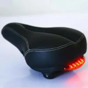 쿠션 UP 산악 자전거 후미등 장착 전립선 안장 의자 라이트 고급 사이클 MTB