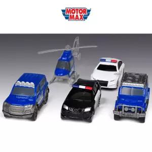 3in 경찰시리즈 5P세트자동차 장난감 미니카 완구