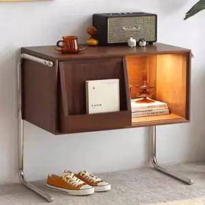 LP 장식장 턴테이블 매거진랙 선반 거치대 우드 빈티지월넛 보관