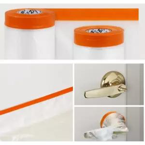 셀프페인팅 도색작업 보호비닐(65cmx20m) 카바링 바닥라인 실내도장 가구리폼