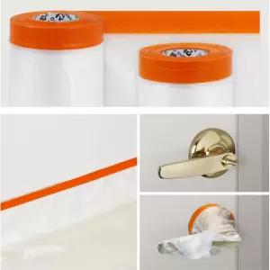 셀프페인팅 도색작업 보호비닐(90cmx20m) 니스칠 실내도장 마스킹 바닥라인