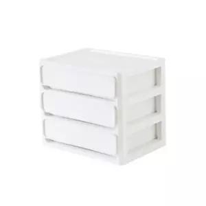 [알티피아]bns 플라스틱 데스크 소품정리 3단 서랍장