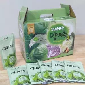 양배추즙 100ml 50팩주스 야채 음료 음료수 양배추 영양 순수