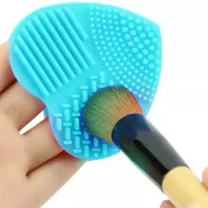 [오너클랜]bns 하트모양 브러쉬 세척 실리콘 패드