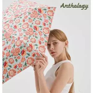 앤솔로지 까멜리아 플라워 패턴 자외선 차단 차광 99 암막 방풍 슬림 3단 양우산 (우산 겸 양산) ASL-401 7