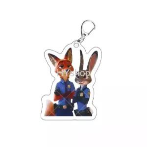  주토피아 2 캐릭터 닉 주디 커플 아크릴 키링