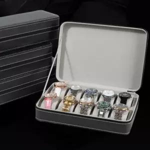 시계보관함 시계함 6자리 케이스 정리함 거치대워치와인더 와치와 와인더 가죽 주얼리 보석함 악세사리