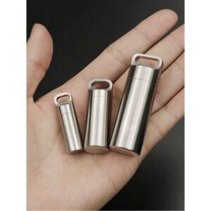 소형 비상 약케이스 보관함 목걸이 밀봉 약통 황동 휴대용