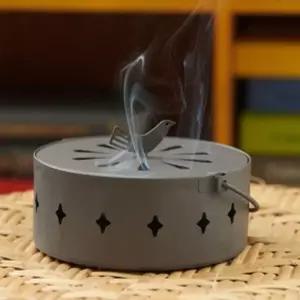 도브 모기향 케이스캠핑용품 야외 해충퇴치 받침대 철제통 모기통