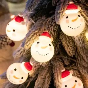 비타리토 2LED 20구 3M 눈사람 전구 트리장식 줄조명스트링 크리스마스 장식용 가렌드 인테리어 와이어