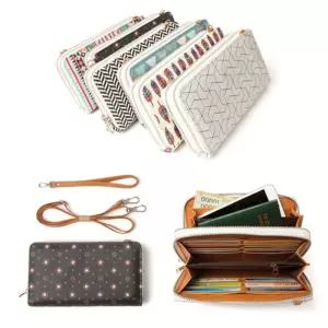 알맹 더블 월렛 백 CHAN1201여권가방 크로스백 미니백 지갑 장지갑