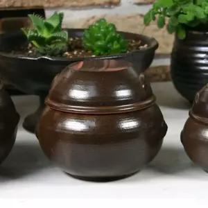 자배기 옹기 항아리 3호 500g고추장 미니단지 양념통 양념 작은 전통