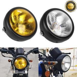 레트로 렌즈 오토바이 라운드 수정된 전면 헤드라이트는 CG125 적합합니다.