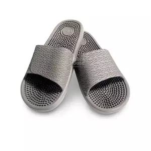 [오너클랜]bns EVA 쿠션왕 지압 거실화 슬리퍼 브라운