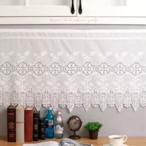 [마이모노샵][마이모노샵] 창문 창가 선반 가리개 면 화이트 바란스커튼 커텐 홈데코 (17307167)