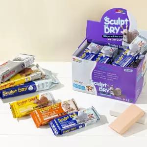 스컬트드라이 문교 모델링 클레이 250g공작점토 색클레이 놀이 컬러