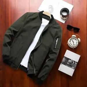 피럼프스 그린 항공점퍼 블루종 남성 집업 자켓 바람막이 캐주얼 아우터 외투남자 겨울아 봄점퍼 남자아 패