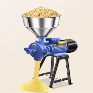 대형 곡물분쇄기 콩 마늘 2600W 업소용 전동 가루 옥수수 제분기