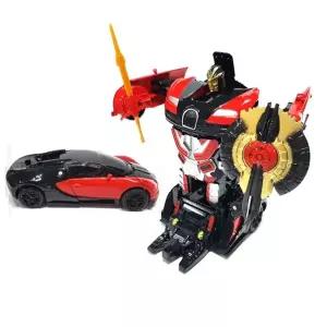 세계유통 원터치 자동차 변신로봇B작동 로보트 어린이 장난감 완구