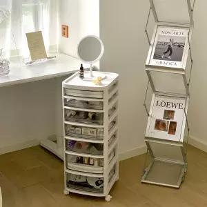 바퀴 화장품 수납장 웨건 트레이 바닥 보관 서랍장 네일진열장 향수